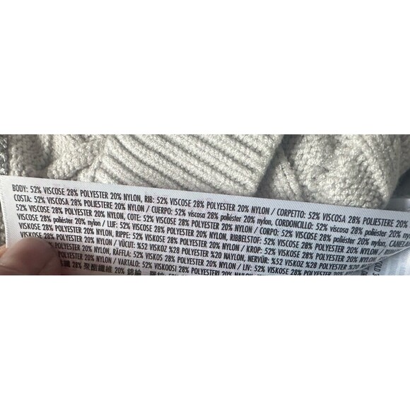 New Disney Parks Lagenlook Grey Cable Knit Stormtrooper Jumper -Darth Vader S - Picture 7 of 7